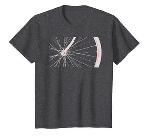 Bike Wheel Close Up of Radial Spokes T-shirt