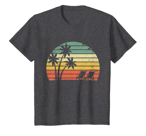 Vintage Beach Shirt Palm Trees Beach Chair Tshirt Cool Tee