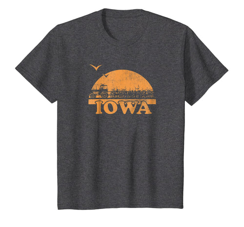 Vintage Iowa 70s 80s Sunrise T-Shirt - IA Distressed Tee