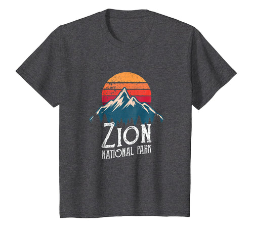 Vintage Retro Zion National Park Utah Mountain T Shirt