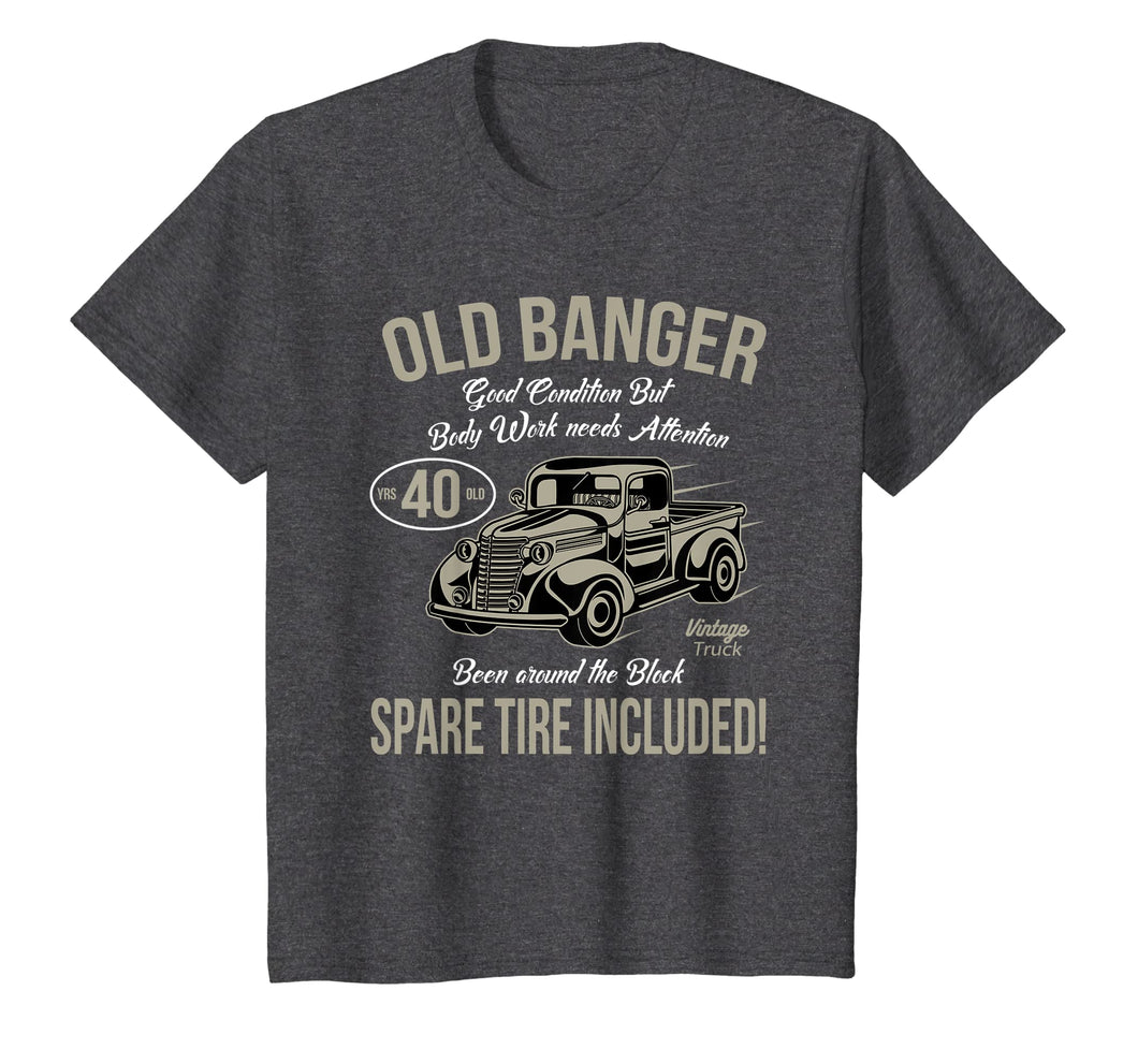 40th Birthday T-Shirt Vintage Old Banger 40 years old Gift