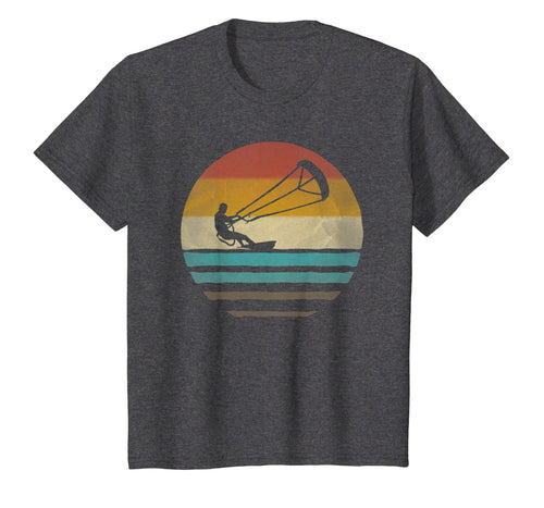 Kiteboarding Shirt Retro Vintage Silhouette Distressed Gift