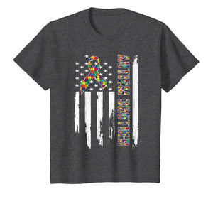 Autism Brother Shirt American Flag Autism Awareness Gift Boy
