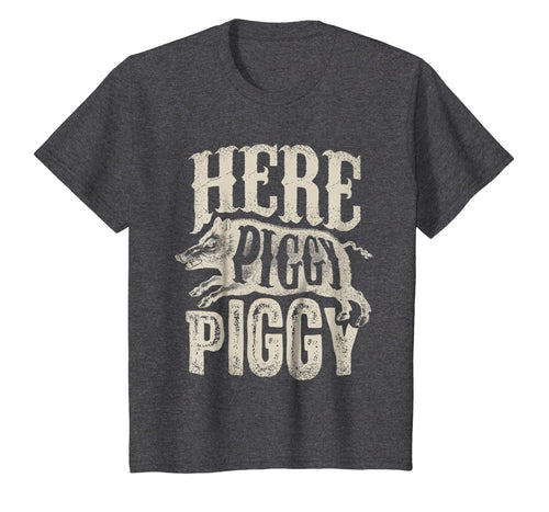 Here Piggy Piggy T shirt Boar Hunting Vintage Pig Hog Hunter