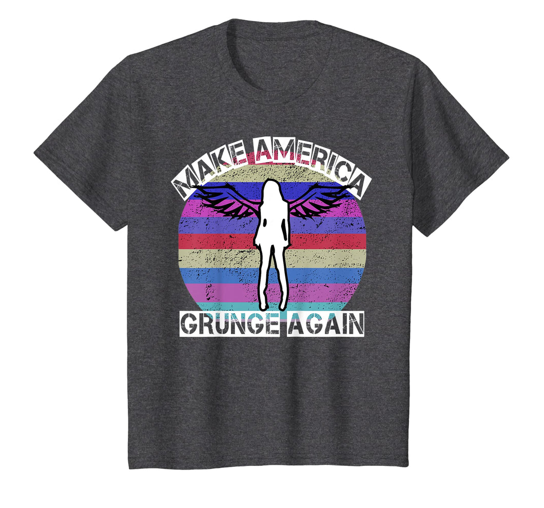 Make America Grunge Again Seattle Rock Distressed T-Shirt