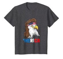 Load image into Gallery viewer, Merica T-Shirt Patriotic Mullet Eagle | Men Women Kids
