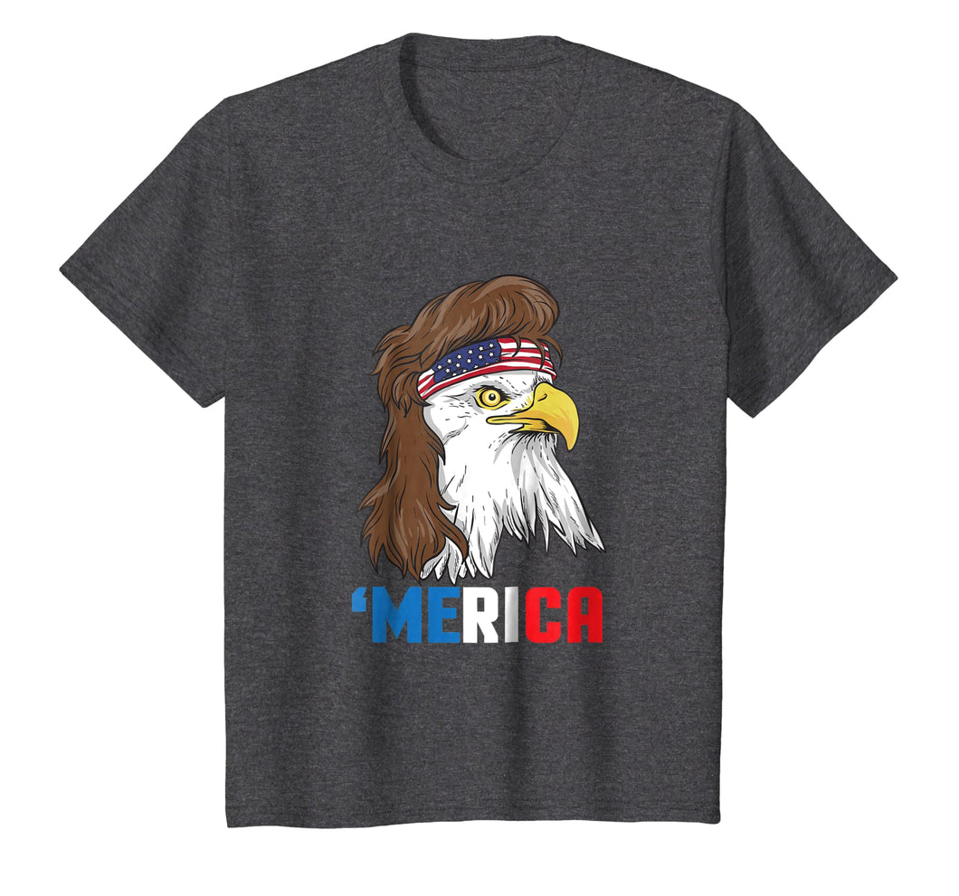 Merica T-Shirt Patriotic Mullet Eagle | Men Women Kids