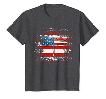 Load image into Gallery viewer, Retro Vintage Patriotic US Flag Dragonfly Tshirt Gifts
