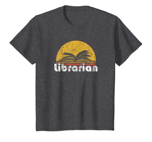 Vintage Reading Book Shirt Librarian Retro Sunset Gift