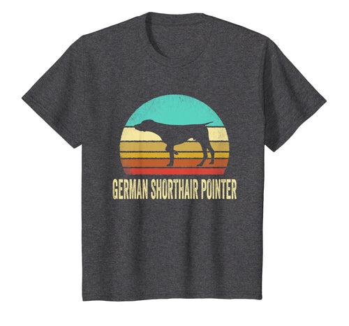Vintage German Shorthair Pointer Shirt Dog Sunset