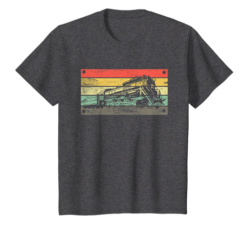 Vintage Train Railroad Retro T-Shirt Railroad Engineer Gift