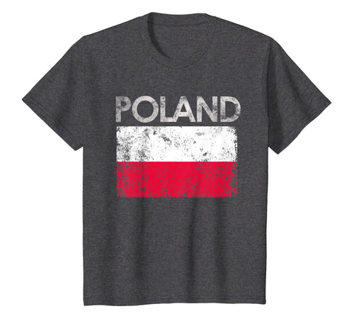 Vintage Poland Polish Flag Pride Gift T-Shirt
