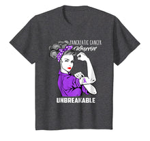 Load image into Gallery viewer, Pancreatic Cancer Warrior Unbreakable Shirt Awareness Gift
