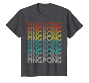 70s Retro Ping Pong T-Shirt Table Tennis Gift Tee Tshirt