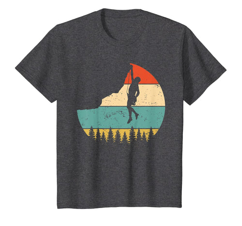 Vintage Rock Climbing T- Shirt Mountain Climber Shirts