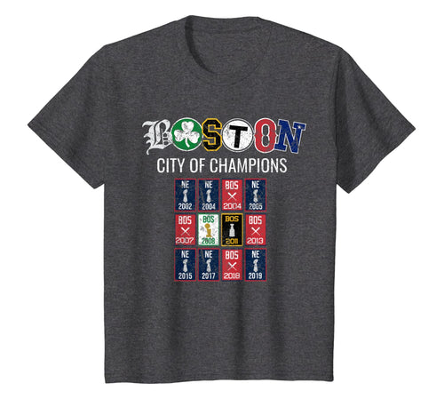 Vintage New England Boston Championship Sports Banner Tshirt-259625