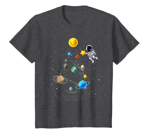 Astronaut Galaxy Planet Christmas Tree Space Lover Xmas Gift T-Shirt-1948218
