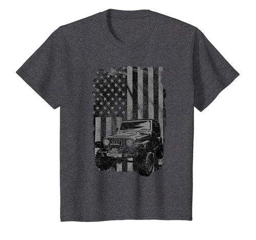 Vintage US Flag Jeeps Shirt - Jeeps Enthusiast T Shirt