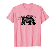 Load image into Gallery viewer, Real Unicorns Have Curves T-Shirt Funny Rhino Gym Shirt T-Shirt
