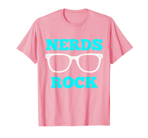 Nerds Rock T Shirt Gamer Geek Fun Cute Nerd Shirt Boy Girl