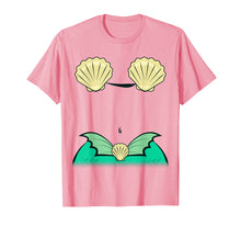 Load image into Gallery viewer, Mermaid Costume Shirt Halloween Clam Shell Bra
