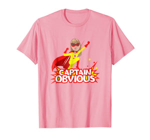 CAPTAIN OBVIOUS - Custom Personalized Selfie Emoji T-shirt