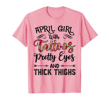 Load image into Gallery viewer, April Girl with Tattoos Pretty Eyes and Thick Thighs T-shirt
