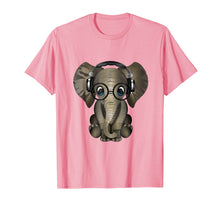 Load image into Gallery viewer, Baby Elephant DJ Wearing Headphones &amp; Glasses Gift Shirt
