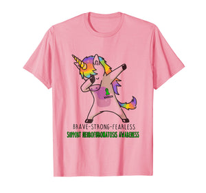 Brave strong Fearless Unicorn Neurofibromatosis Shirt