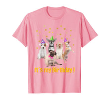 Load image into Gallery viewer, Boys Girls cute dogs Birthday puppy T-shirt
