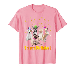 Boys Girls cute dogs Birthday puppy T-shirt