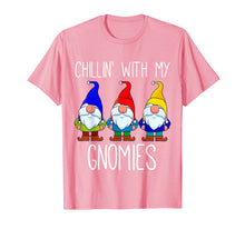 Load image into Gallery viewer, Chillin With My Gnomies, Christmas Garden Gnome Xmas God Jul T-Shirt
