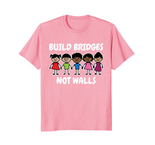 Load image into Gallery viewer, Build Bridges Not Walls Celebrate Diversity T-Shirt
