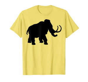 Big Ice-Age Mammoth Elephant Silhouette T-Shirt