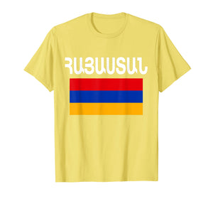 Armenia Flag T-Shirt Cool Armenian Flags Gift Top Tee