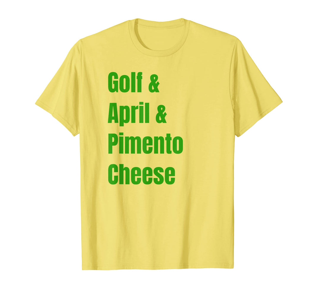 Master Golf Augusta Pimento Cheese Amen Corner Gift T Shirt