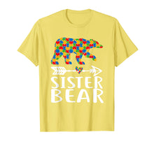 Load image into Gallery viewer, Autism Awareness Sister Bear Arrow Heart Family Tshirt
