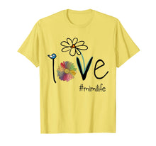 Load image into Gallery viewer, Love Mimi Life - Art Flower Bird Tshirt For Mother&#39;s day
