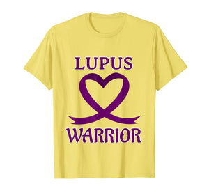LUPUS WARRIOR Purple Heart Ribbon Tshirt