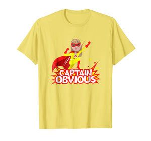 CAPTAIN OBVIOUS - Custom Personalized Selfie Emoji T-shirt