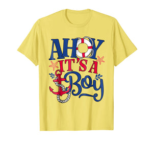 Ahoy It's A Boy - Gender Reveal or Baby Announcement Shirt