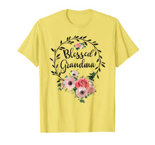 Load image into Gallery viewer, Blessed Grandma T-Shirt with floral, heart Mother&#39;s Day Gift
