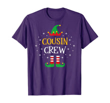 Load image into Gallery viewer, Cousin Crew T Shirt Cute Xmas Elf Party Pajama PJ Matching T-Shirt
