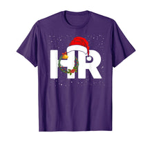 Load image into Gallery viewer, Christmas Human Resources Santa Claus Hat Wreath Xmas Gifts T-Shirt

