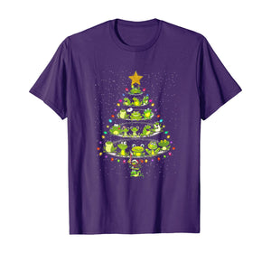Cute Frog Christmas Tree Gift Decor Xmas Tree T-Shirt