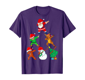 Dabbing Christmas Santa Best Friend Xmas Squad Dab Kids Boys T-Shirt