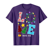 Load image into Gallery viewer, Cute Love John 3:16 Christmas Xmas Family Matching Christmas T-Shirt
