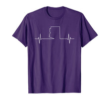 Load image into Gallery viewer, Arizona Heartbeat T Shirt US States Lover Pulse Gift Tee
