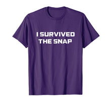Load image into Gallery viewer, I Survived The Snap t-shirt
