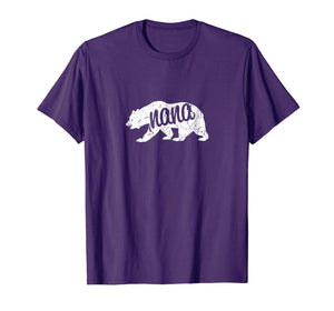 Nana Bear Granny Grandma T Shirt Funny Gift